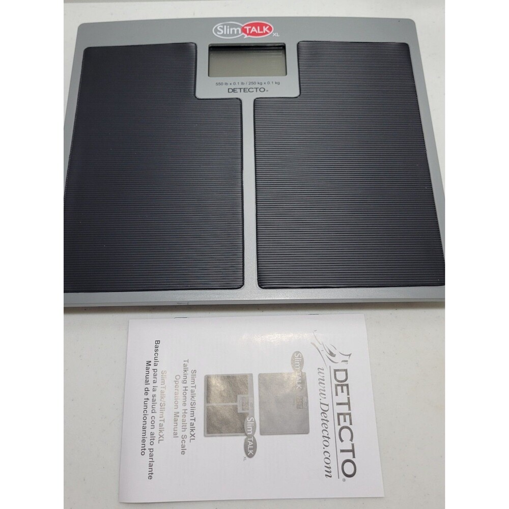Detecto SlimTalkXL Home Health Talking Scale-550 lb Capacity - NEW in Box
